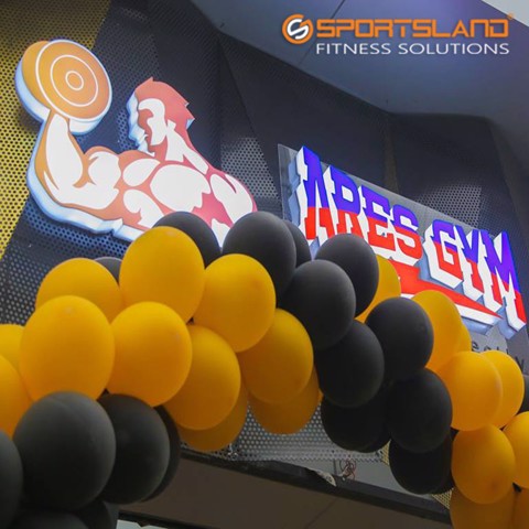 Công trình sàn cao su cho phòng gym Sportland fitness solution